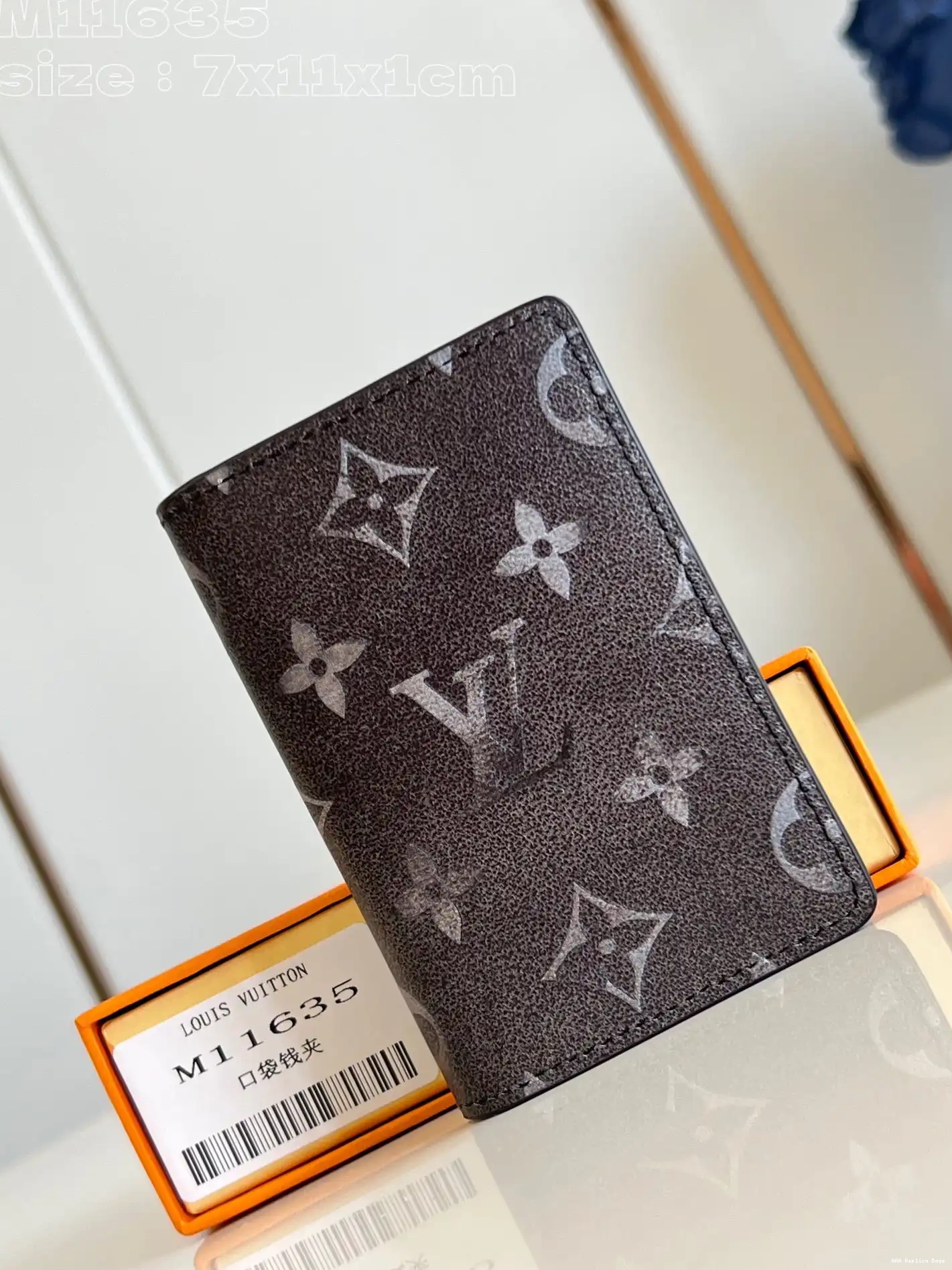 Aaa replica ru VUITTON Pocket Organizer-7.5*11.1*1 cm LOUIS 0623